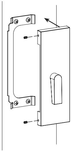 EMTEK Modern Rectangular Barn Door Privacy Lock-FIG5