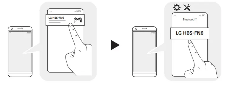 LG HBS-FN6 Bluetooth Stereo Headset - lamp blinks