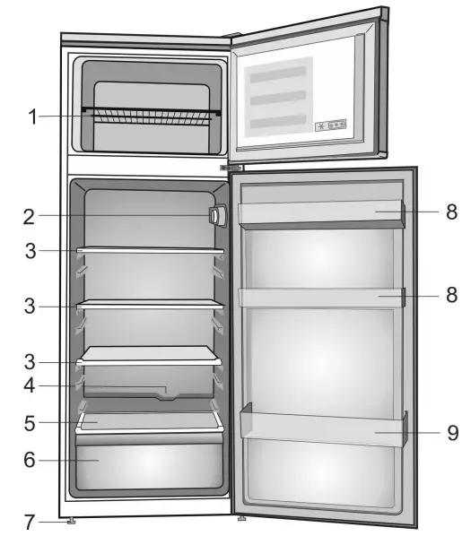 beko RDSA240K30WN Refrigerator and Freezer