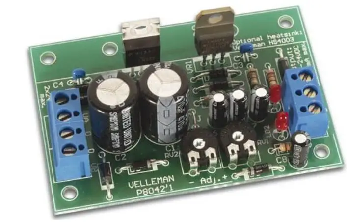 velleman K8042 Symmetric 1A Power Supply