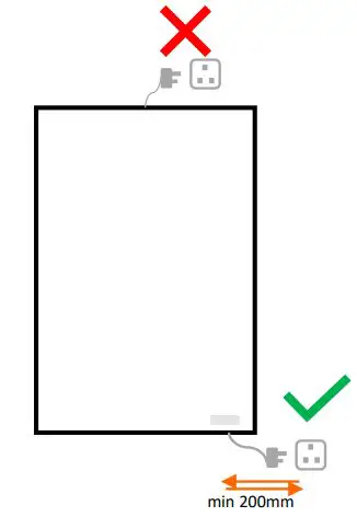 HERSCHEL XLS1000W-EU Select XLS Smart Infrared Panel Heaters Instruction Manual - Wall mounting