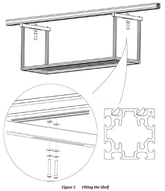 THORLABS LFES1 Shelf for LFE Series Enclosure Frames-14