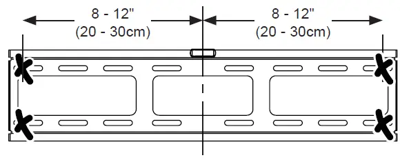 peerless-AV-TVFT665 -TruVue-Universal-Flat-Tilt-Wall-Mount-fig 11