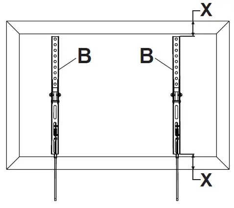 peerless-AV-TVFT665 -TruVue-Universal-Flat-Tilt-Wall-Mount-fig 15
