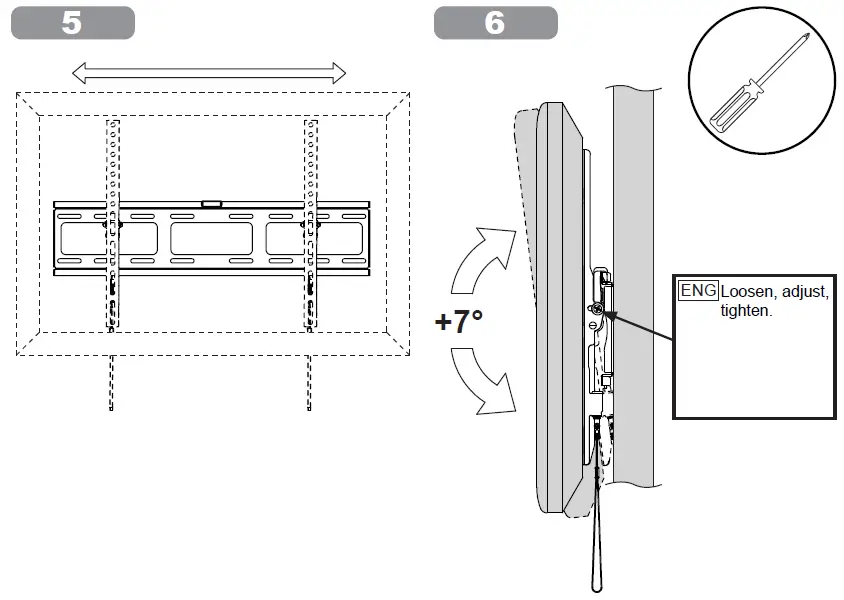 peerless-AV-TVFT665 -TruVue-Universal-Flat-Tilt-Wall-Mount-fig 19