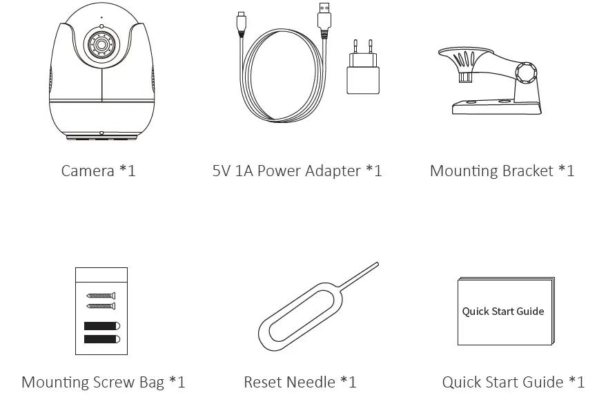 ZOSI C513 3MP IP Security Camera WIFI Smart Wireless Indoor Night-01