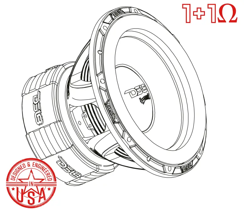 HOOL-X12.1DHE 12 Inch Competition High Excursion Subwoofer