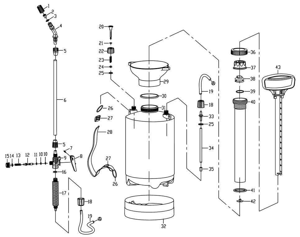 GREENWOOD 95690 2 gallon Home and Garden Sprayer - Fig 5