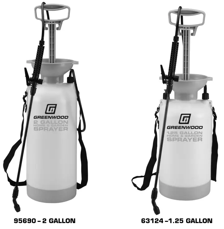GREENWOOD 95690 2 gallon Home and Garden Sprayer