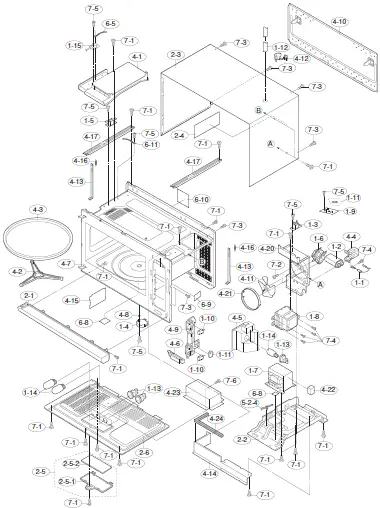 SHARP-R-1210-T-1211-T-Over-The-Counter-Microwave-2