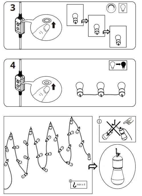 IKEA J2226F KASTTAG String Lights - fig 1