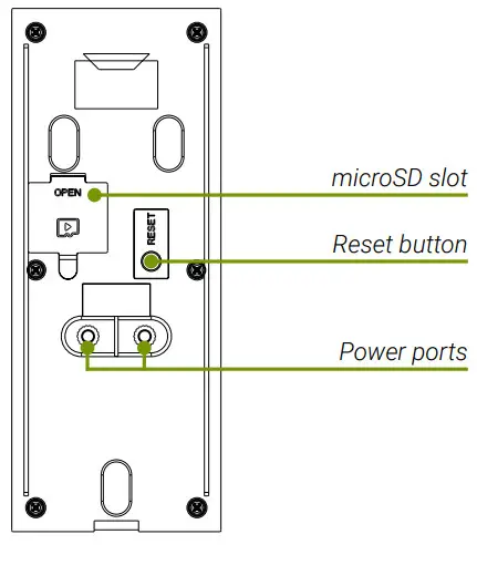 LOREX LNWDB1 Series HD Video Doorbell- Back Panel