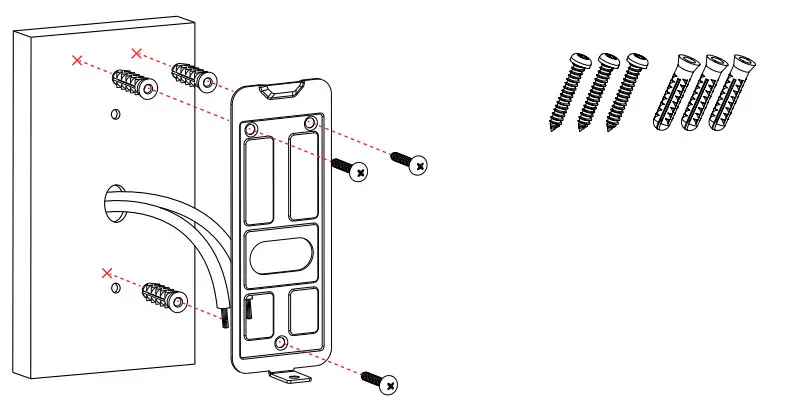 LOREX LNWDB1 Series HD Video Doorbell- STEP 2.1