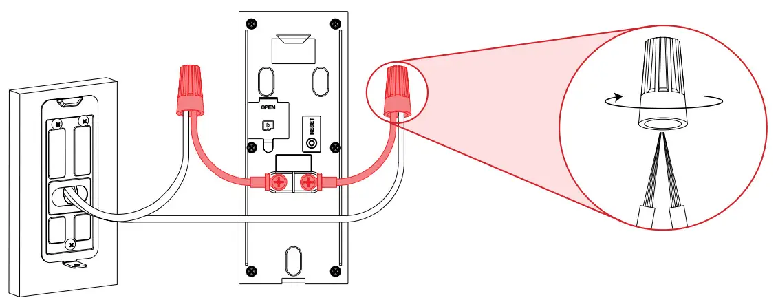 LOREX LNWDB1 Series HD Video Doorbell- STEP 3.3.1