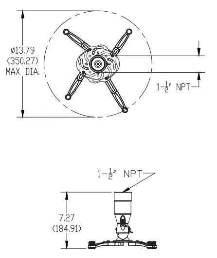 PREMIER-MOUNTS-MAG-PRO-Polaris-Universal-Projector-Mount-fig-25