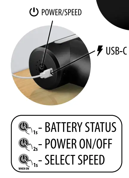 media-tech MT6521 Massage Gun 1
