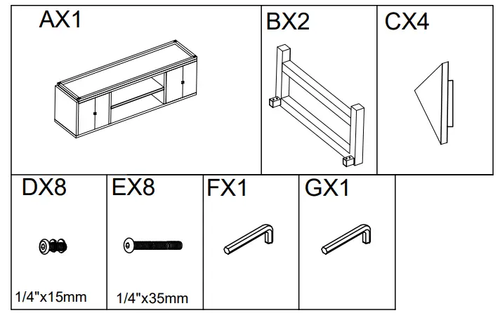 ASHLEY A4000512 Accent Cabinet - Figure 1