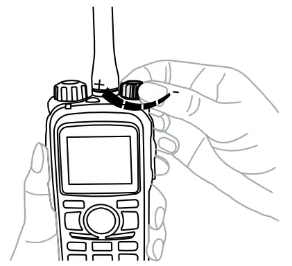 Hytera PD782i Intrinsically Safe Digital Portable Radio - Volume