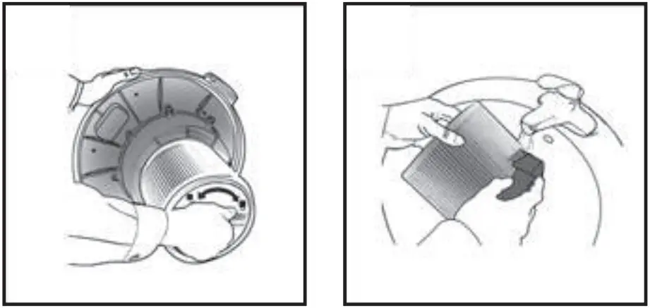 STANLEY SL18116P 6 Gallon Wet Dry Vacuum - FILTER CLEANING