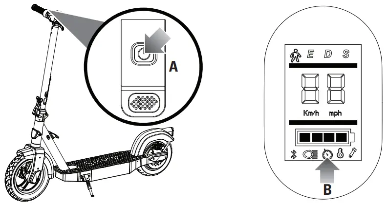 Razor Power Core E90 Glow Electric Scooter - fig 1