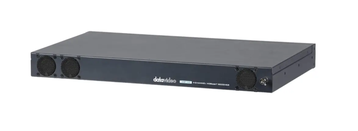 Datavideo Hbt-50t 4 Channel Hdbaset Receiver Instruction Manual Datavideo Hbt-50t 4 Channel Hdbaset Receiver Instruction Manual