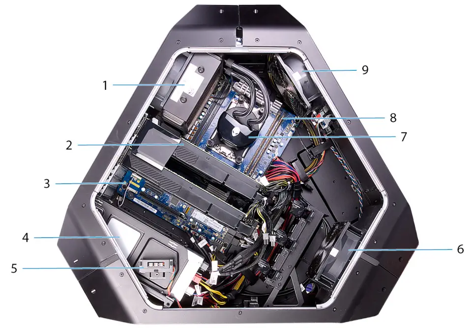 ALIENWARE Area-51 R4 Gaming Desktop - Left view