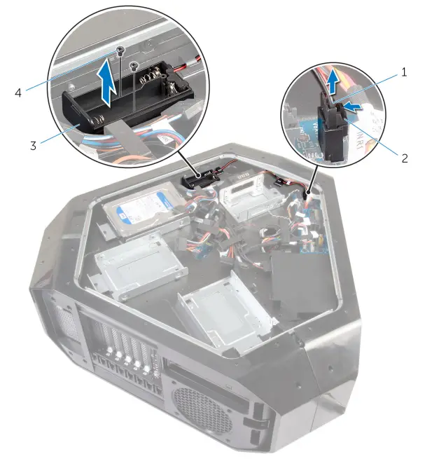 ALIENWARE Area-51 R4 Gaming Desktop - battery