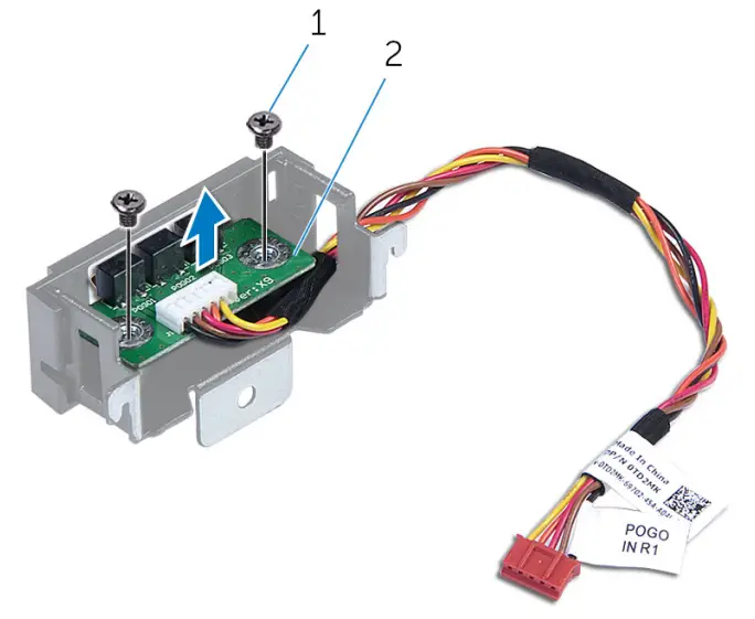 ALIENWARE Area-51 R4 Gaming Desktop - cable routing 1