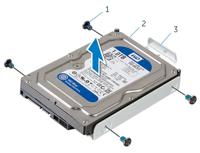ALIENWARE Area-51 R4 Gaming Desktop - drive bracket