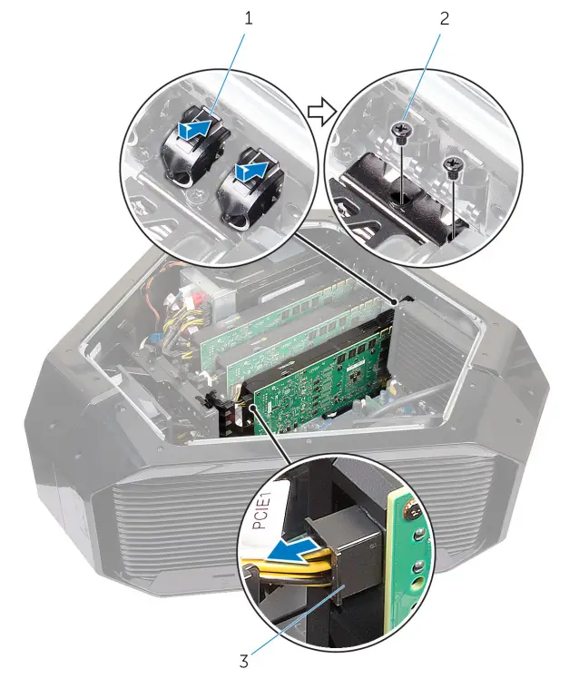 ALIENWARE Area-51 R4 Gaming Desktop - hard-drive assembly 10