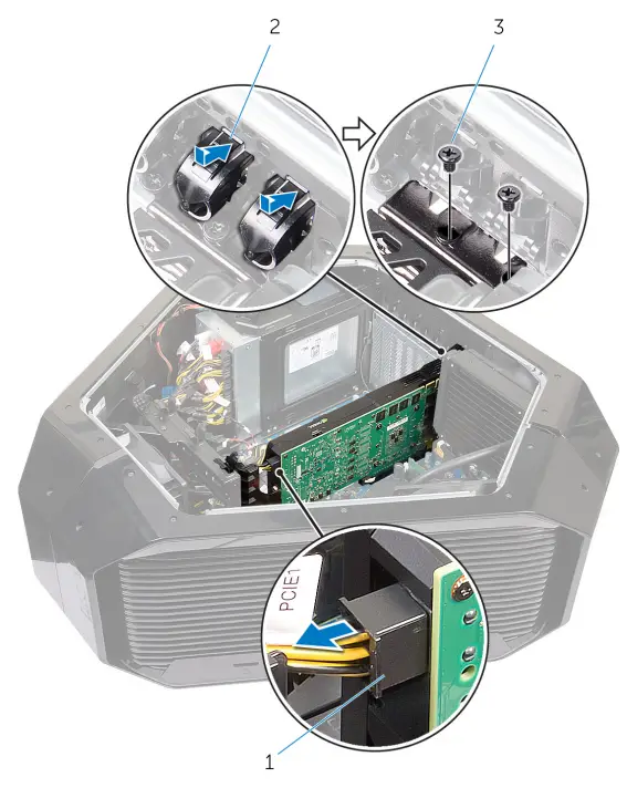 ALIENWARE Area-51 R4 Gaming Desktop - hard-drive assembly 13