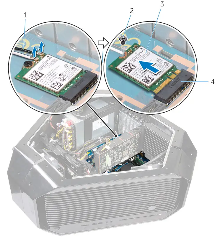 ALIENWARE Area-51 R4 Gaming Desktop - hard-drive assembly 15