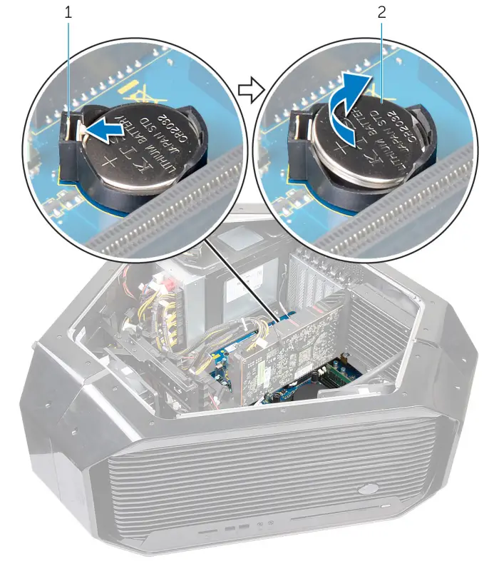 ALIENWARE Area-51 R4 Gaming Desktop - hard-drive assembly 16