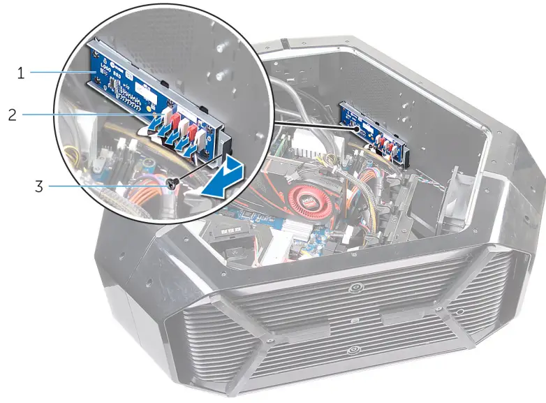 ALIENWARE Area-51 R4 Gaming Desktop - hard-drive assembly 18