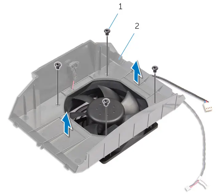 ALIENWARE Area-51 R4 Gaming Desktop - hard-drive assembly 22