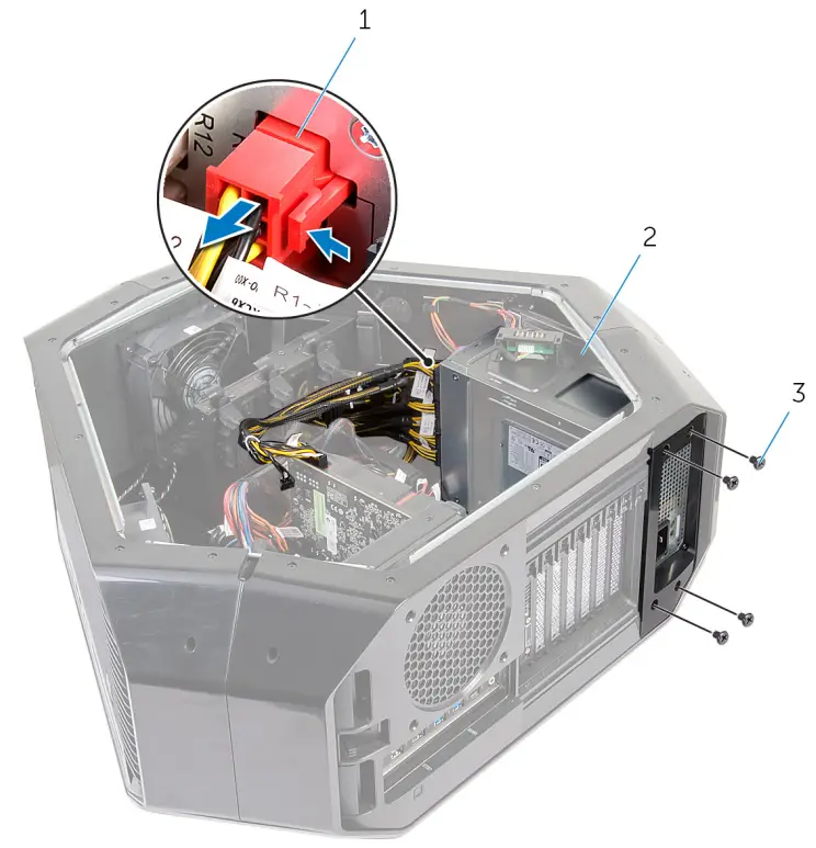 ALIENWARE Area-51 R4 Gaming Desktop - hard-drive assembly 28