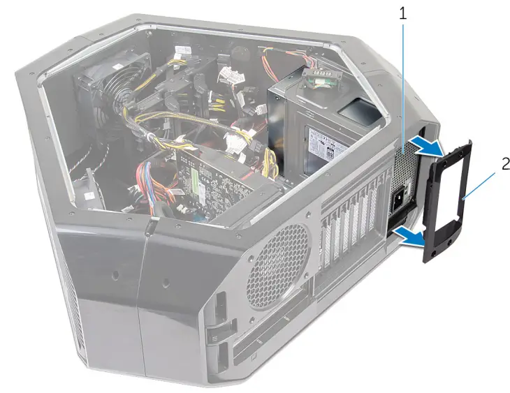 ALIENWARE Area-51 R4 Gaming Desktop - hard-drive assembly 29