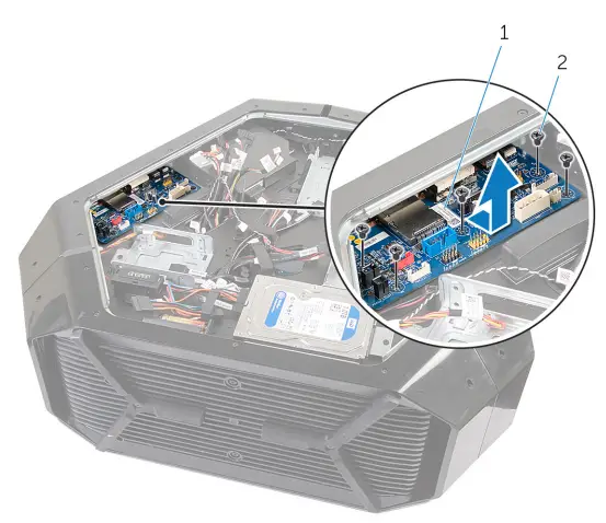 ALIENWARE Area-51 R4 Gaming Desktop - hard-drive assembly 3