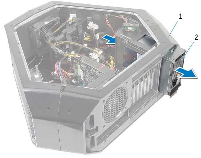 ALIENWARE Area-51 R4 Gaming Desktop - hard-drive assembly 30