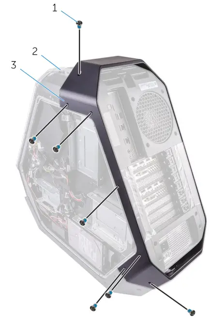 ALIENWARE Area-51 R4 Gaming Desktop - hard-drive assembly 33