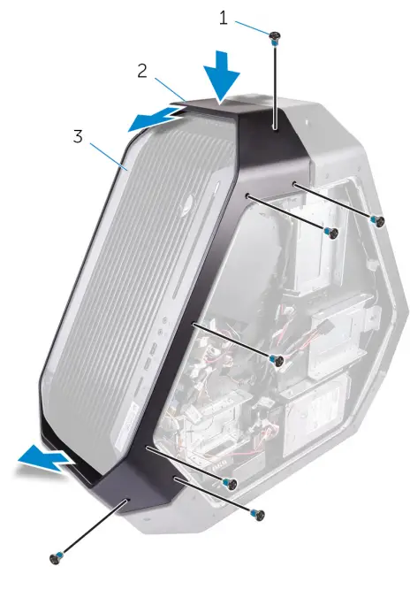 ALIENWARE Area-51 R4 Gaming Desktop - hard-drive assembly 36