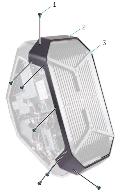 ALIENWARE Area-51 R4 Gaming Desktop - hard-drive assembly 37
