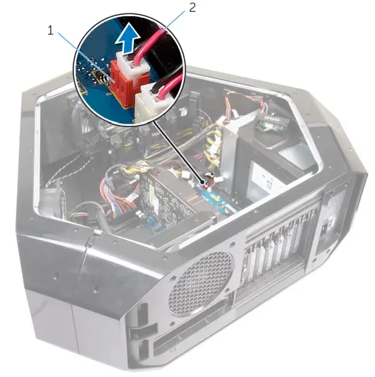 ALIENWARE Area-51 R4 Gaming Desktop - hard-drive assembly 4