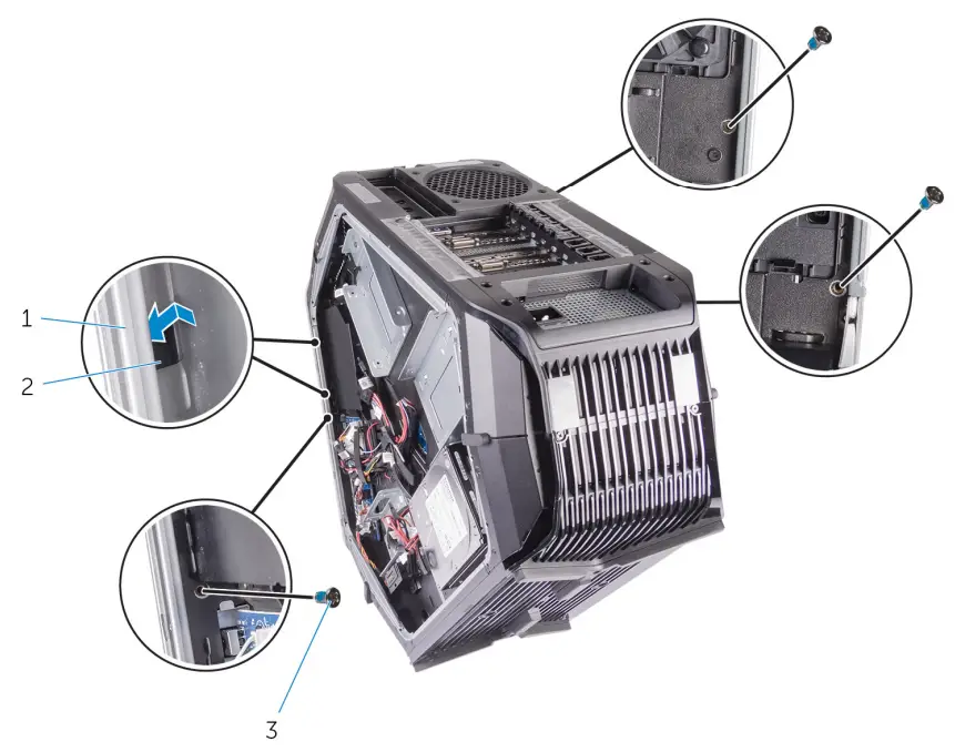 ALIENWARE Area-51 R4 Gaming Desktop - hard-drive assembly 40