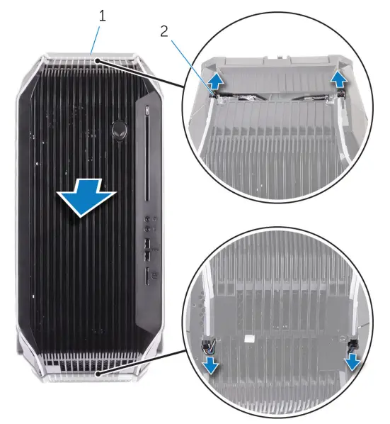 ALIENWARE Area-51 R4 Gaming Desktop - hard-drive assembly 41