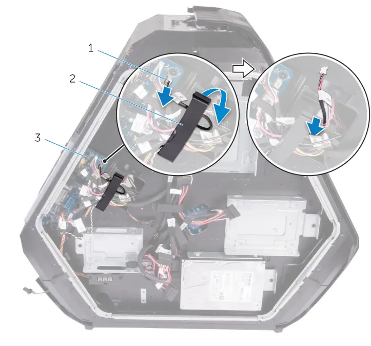 ALIENWARE Area-51 R4 Gaming Desktop - hard-drive assembly 42