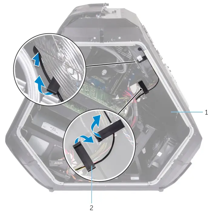 ALIENWARE Area-51 R4 Gaming Desktop - hard-drive assembly 43