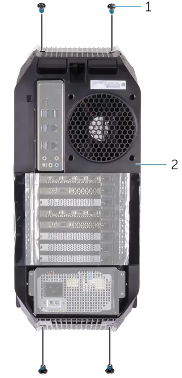 ALIENWARE Area-51 R4 Gaming Desktop - hard-drive assembly 49