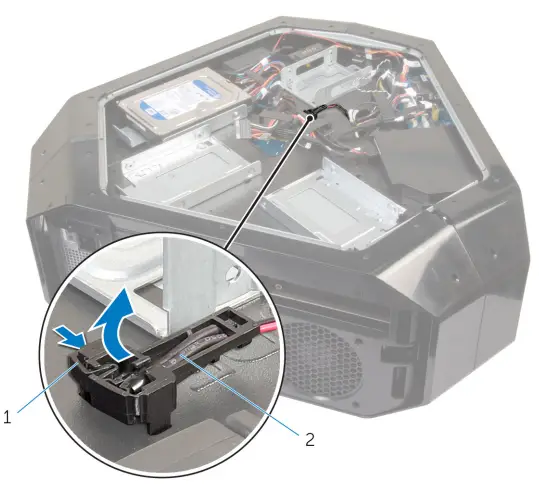 ALIENWARE Area-51 R4 Gaming Desktop - hard-drive assembly 5