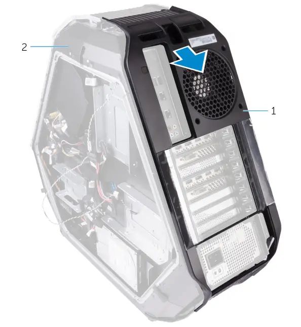 ALIENWARE Area-51 R4 Gaming Desktop - hard-drive assembly 51